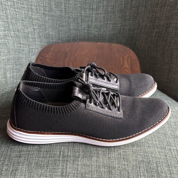 Cole Haan women Black ØriginalGrand Plain Toe Oxford Size 8B lightweight dressy - Picture 4 of 14